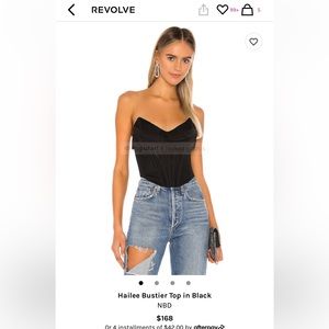 NBD Hailee Bustier Top